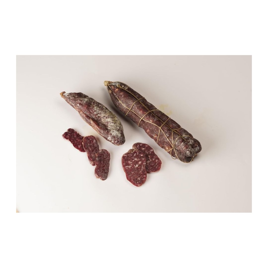 Box degustazione La Cigolina: Salame di Wagyu e Frisona artigianale italiano stagionato, 600 grammi di eccellenze