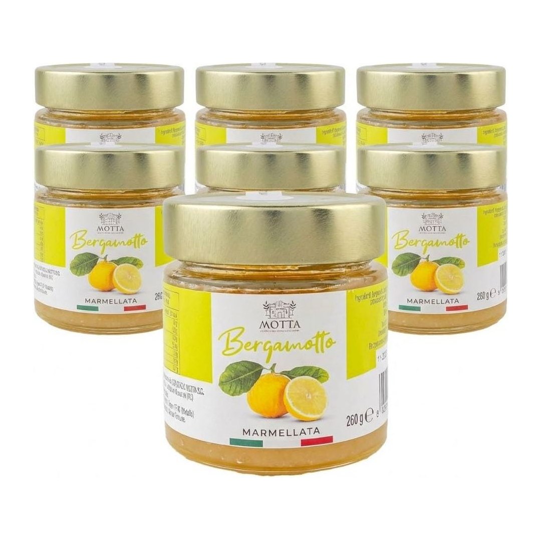 Vasetto da 260 g di marmellata al bergamotto di Reggio Calabria, Consorzio Motta, artigianale calabrese