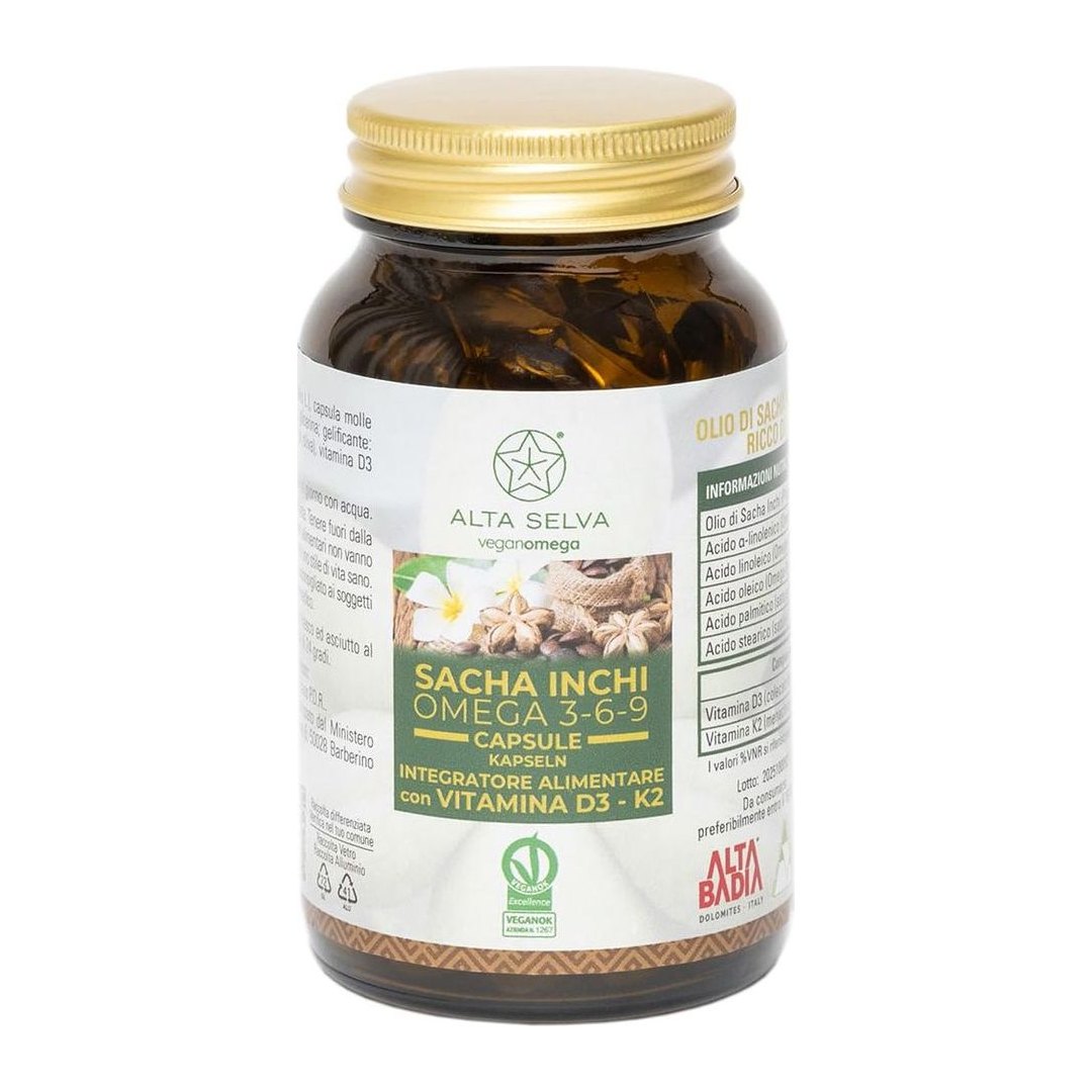 ALTA SELVA - Integratore Omega 3-6-9 con Vitamina D3 e K2