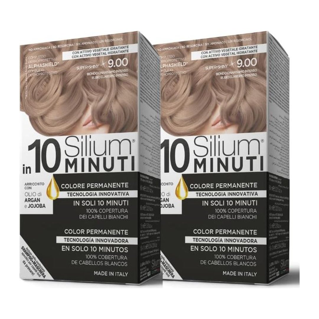 Silium Cosmetici - Colorazione Permanente per Capelli 9.0 Biondo Chiarissimo…