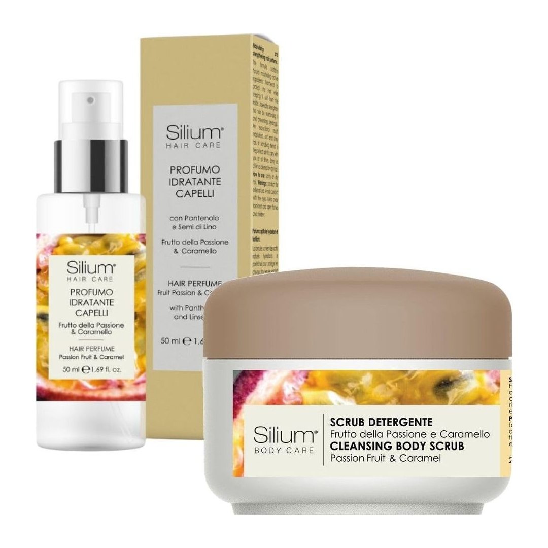 Profumo Frutto della Passione & Caramello + Scrub Corpo Esfoliante Nutriente…