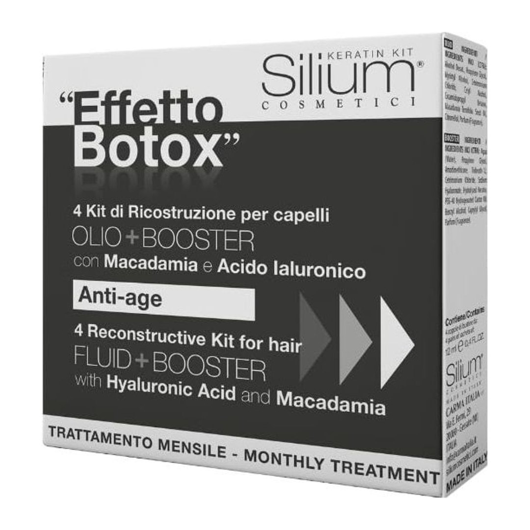 SILIUM Kit Botox Anti-Età Ricostruttivo Fluido + Booster Trattamento Mensile…