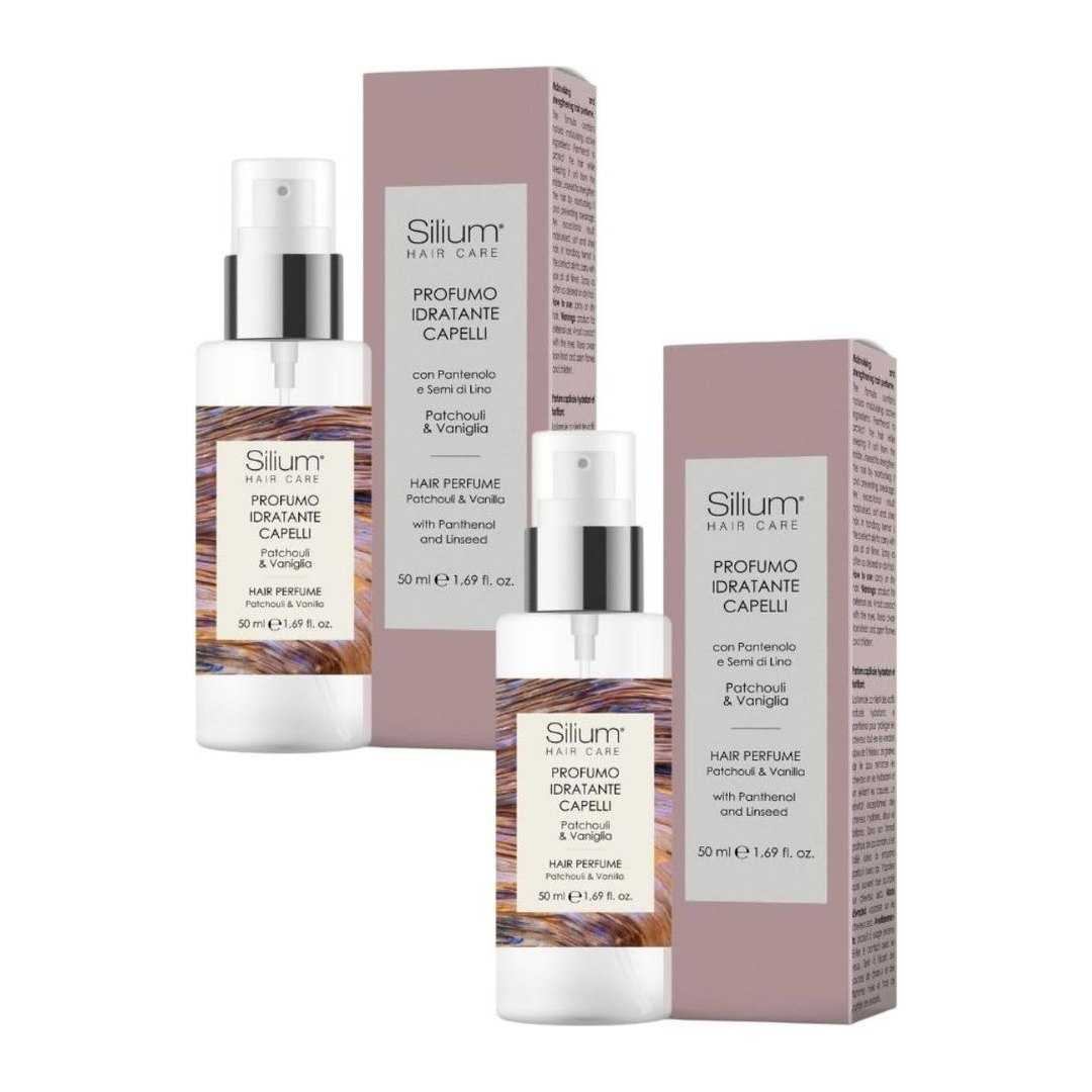 Profumo per Capelli Idratante Patchouli & Vaniglia Pack 2x50ml Nutriente e ri…