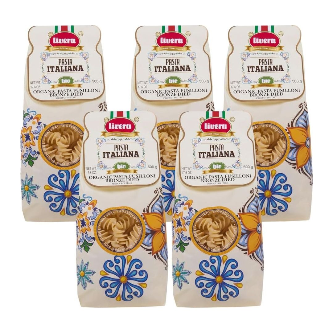 LIVERA- Fusilloni BIO pasta di semola di grano duro biologica