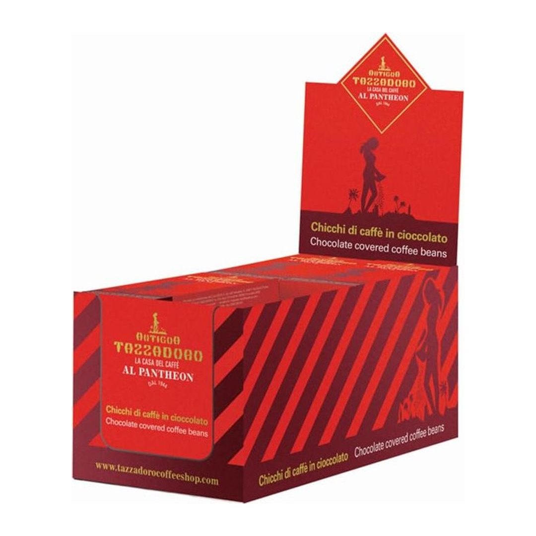 Chicchi di Caffè Ricoperti di Cioccolato Fondente Antigua Tazzadoro Snack al…