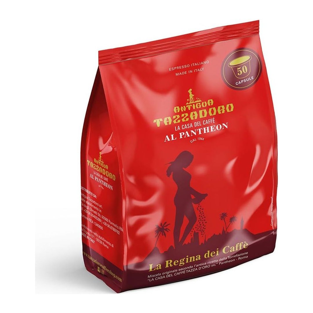 Capsule Caffè Compatibili con Macchine Nespresso Antigua Tazzadoro La Regina…