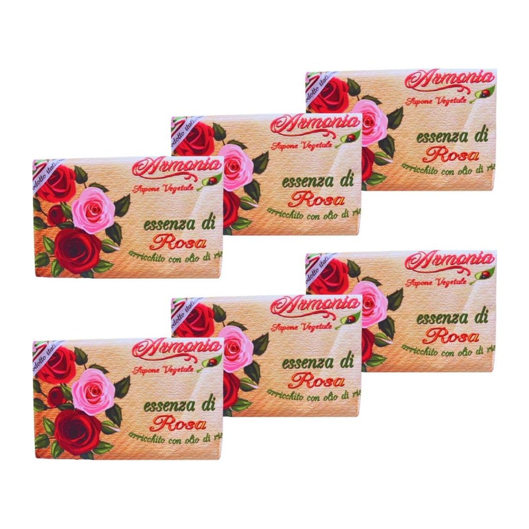 Armonia | Sapone Vegetale Rosa | Pelli Sensibili