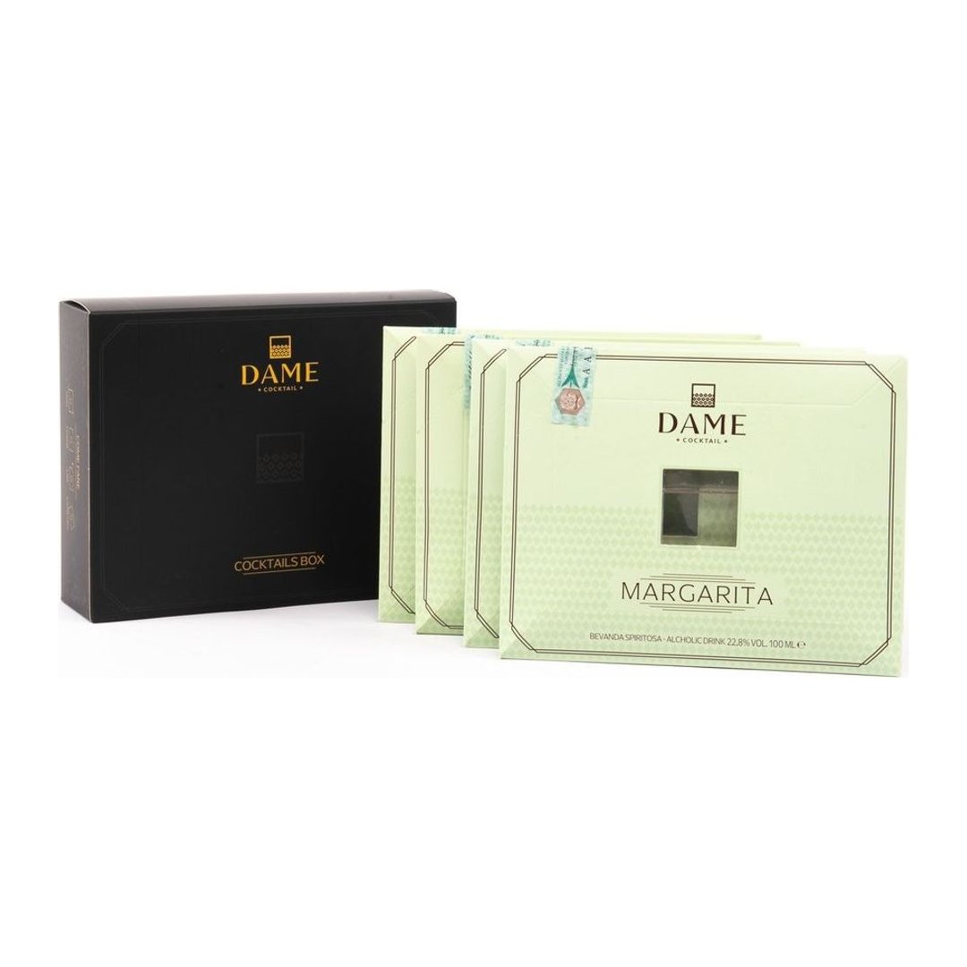 Dame Cocktail Margarita Pronto da bere. 4x100ml di Margarita