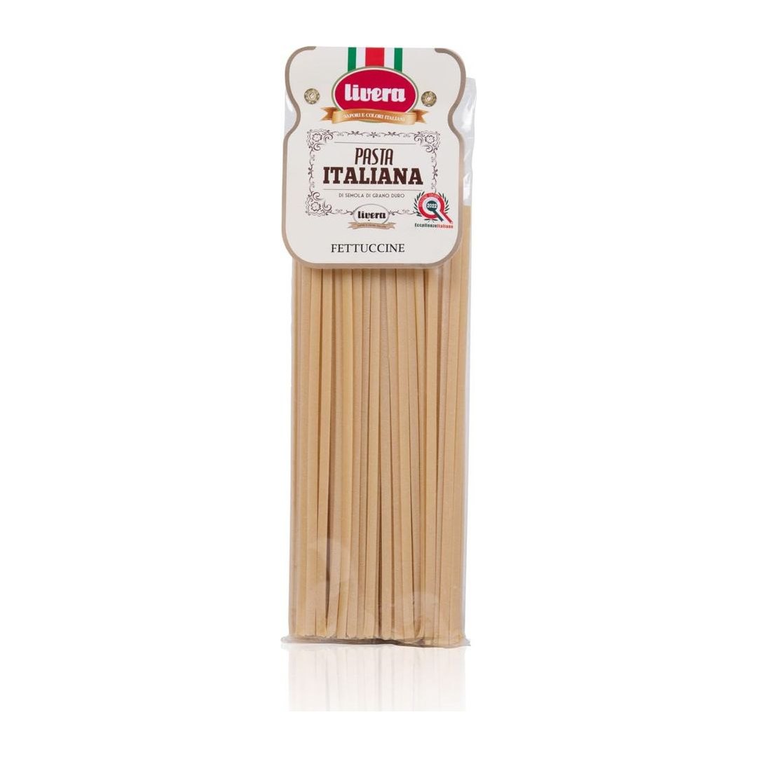 Confezione 500g di fettuccine pasta artigianale LIVERA Made in Italy