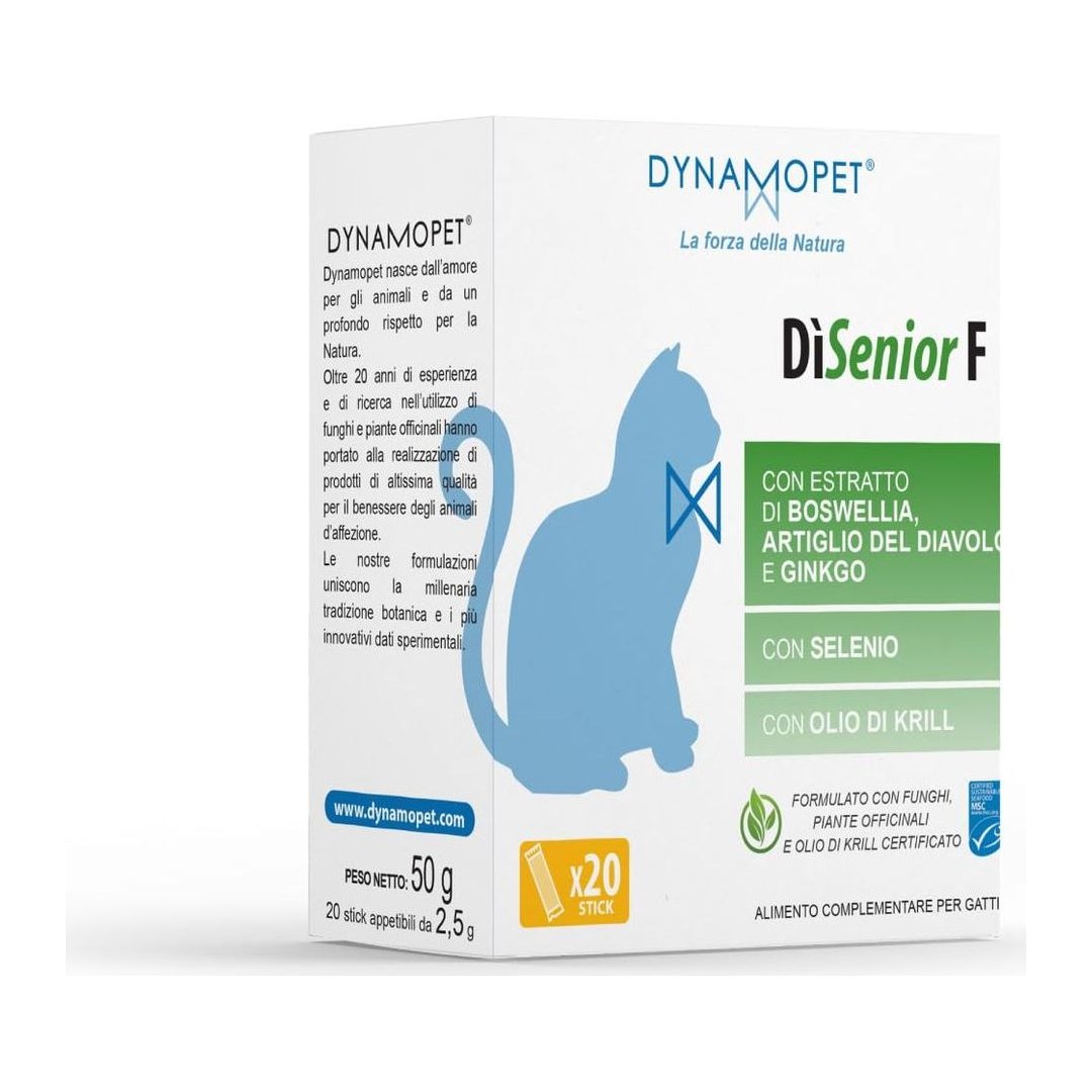 DYNAMOPET | DìSenior F - Alimento Complementare per Gatti Anziani