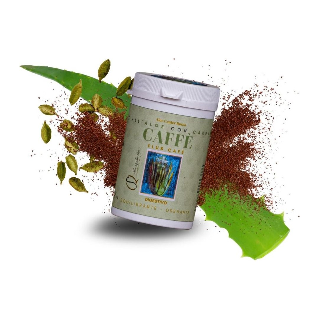 Caffè all'Aloe con Cardamomo biologico Arabica 54g Aloe Center Roma