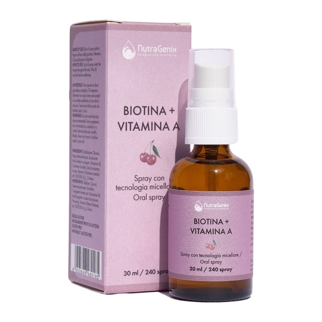 Biotina + Vitamina A Spray Micellare 30 ml